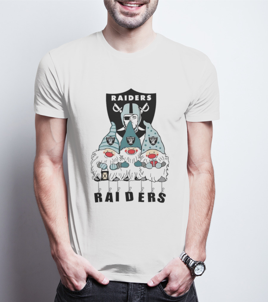 Raiders Gnomes With Helmets And Shields T-Shirt