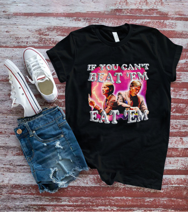 If You Can't Beat 'Em Eat 'Em Mads Mikkelsen Lightning T-Shirt