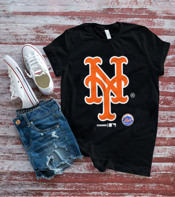 New York Mets MLB Pleasures Collaboration T-Shirt