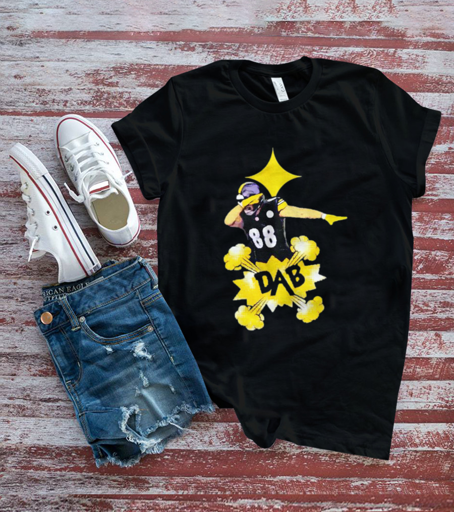 Steelers Pat Freiermuth Dab 88 Star Burst T-Shirt