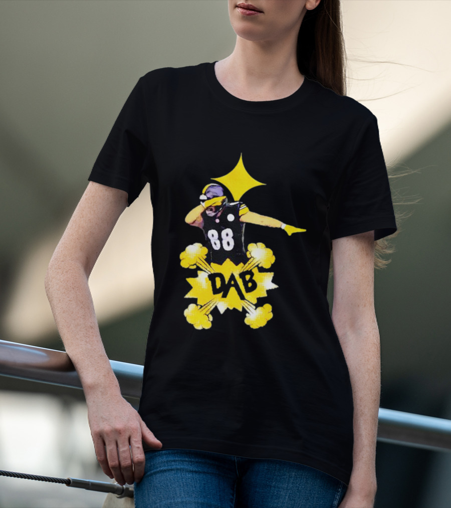 Steelers Pat Freiermuth Dab 88 Star Burst T-Shirt