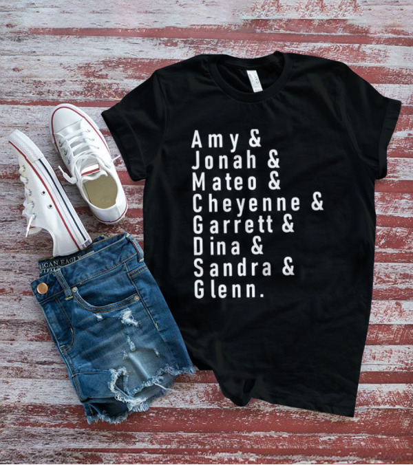 Amy Jonah Mateo Cheyenne Garrett Dina Sandra Glenn Superstore Characters T-Shirt