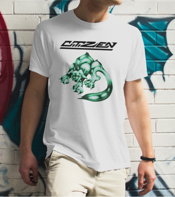 CITIZEN Green Creature Fantasy Vintage Gaming Aesthetic T-Shirt