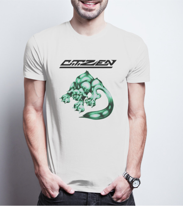 CITIZEN Green Creature Fantasy Vintage Gaming Aesthetic T-Shirt