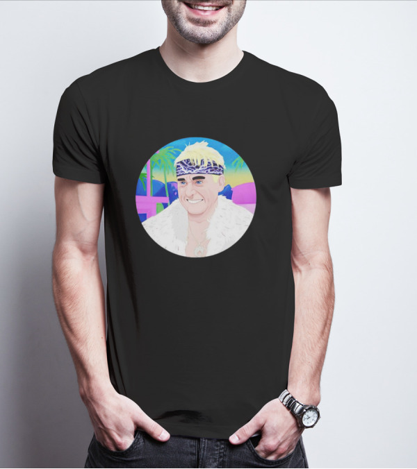 Ken The Patriarchy Is Not Horses Retro Pop Art Style With Blonde Hair And Headband T-Shirt