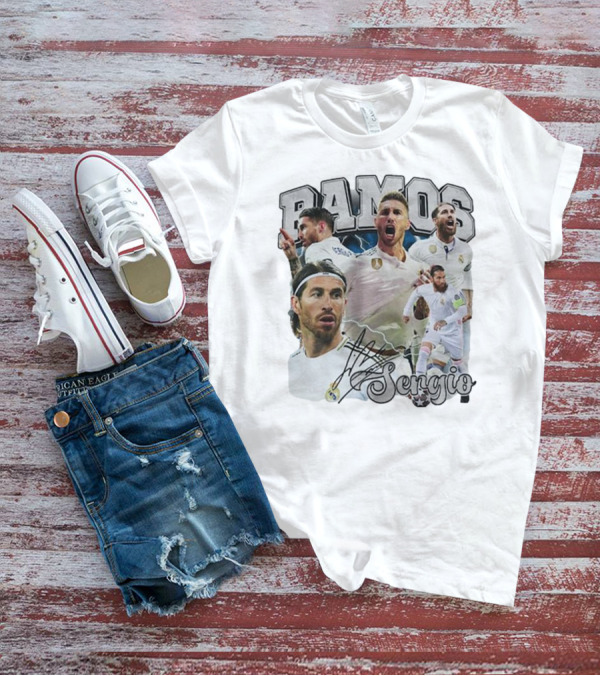 Ramos Sergio Real Madrid Football Soccer T-Shirt