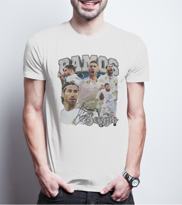 Ramos Sergio Real Madrid Football Soccer T-Shirt