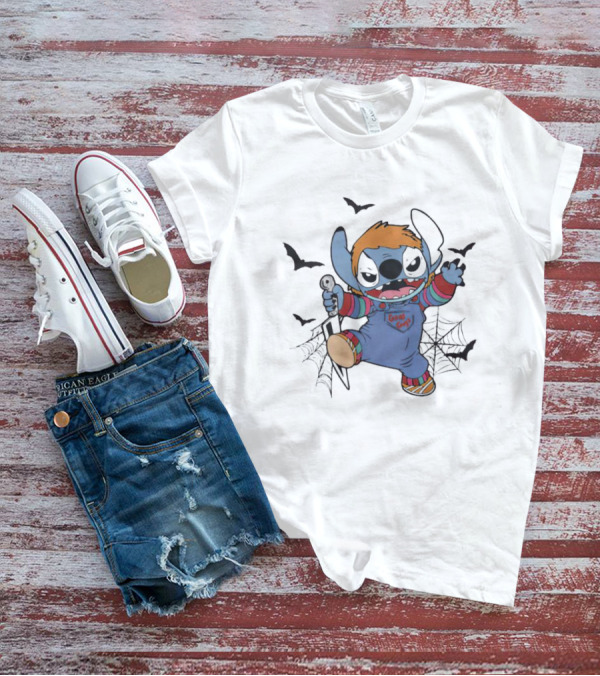 Stitch Chucky Mashup Good Guys Halloween T-Shirt