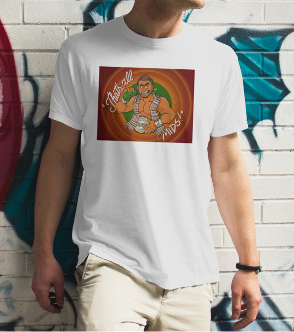 That's All Mids Wrestler Veggie Bowl Champion T-Shirt