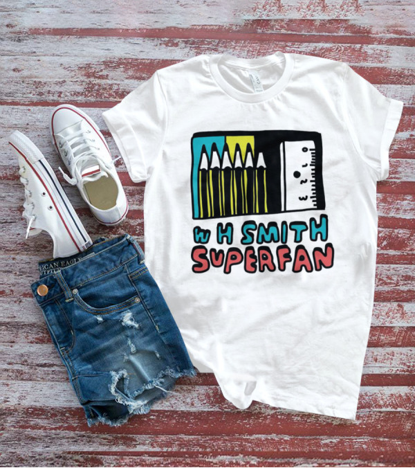 W H Smith Super Fan Pencil And Ruler T-Shirt