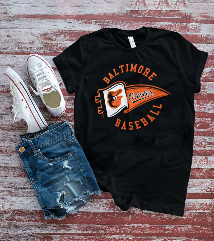 Baltimore Orioles Baseball Baltimore Pennant T-Shirt