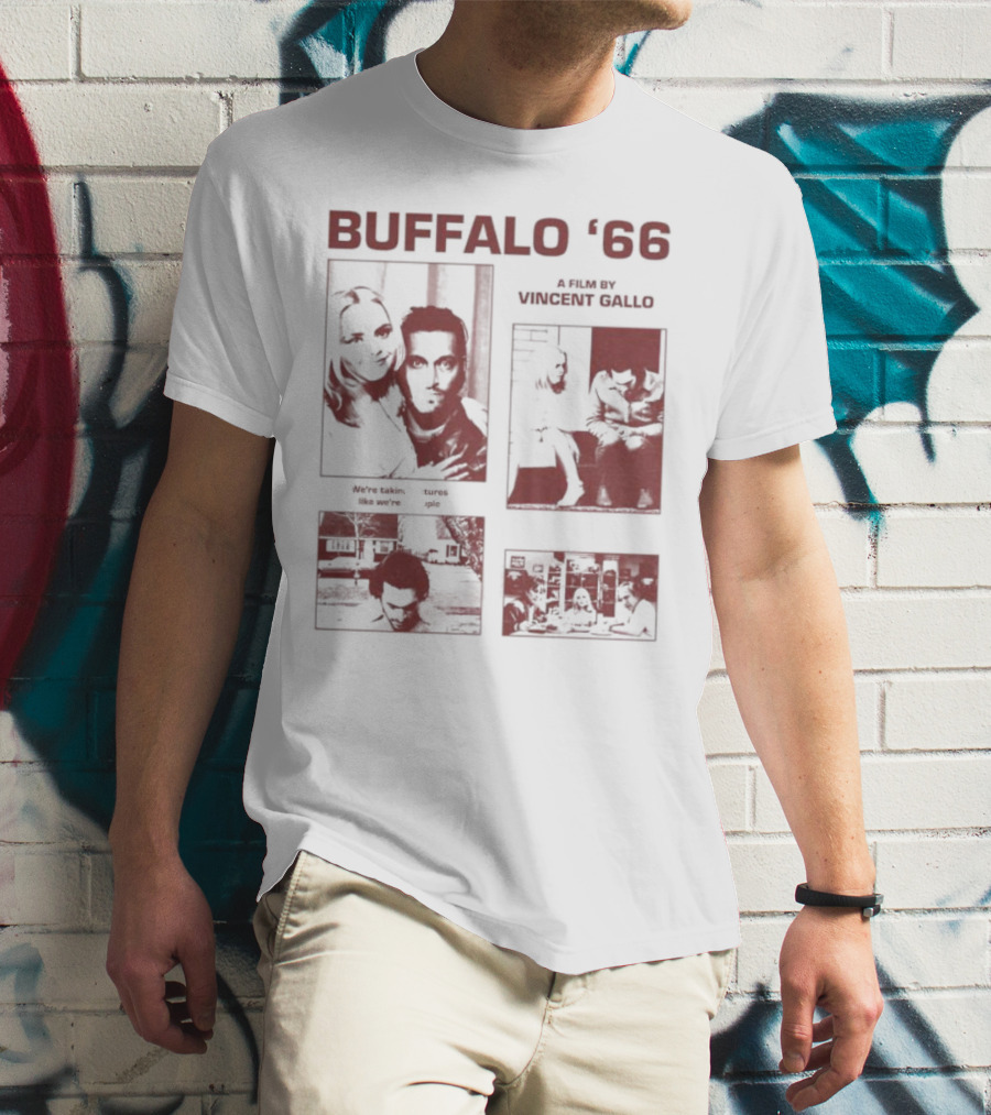 Buffalo '66 A Film By Vincent Gallo Red We're Taking Like We're Blocking T-Shirt