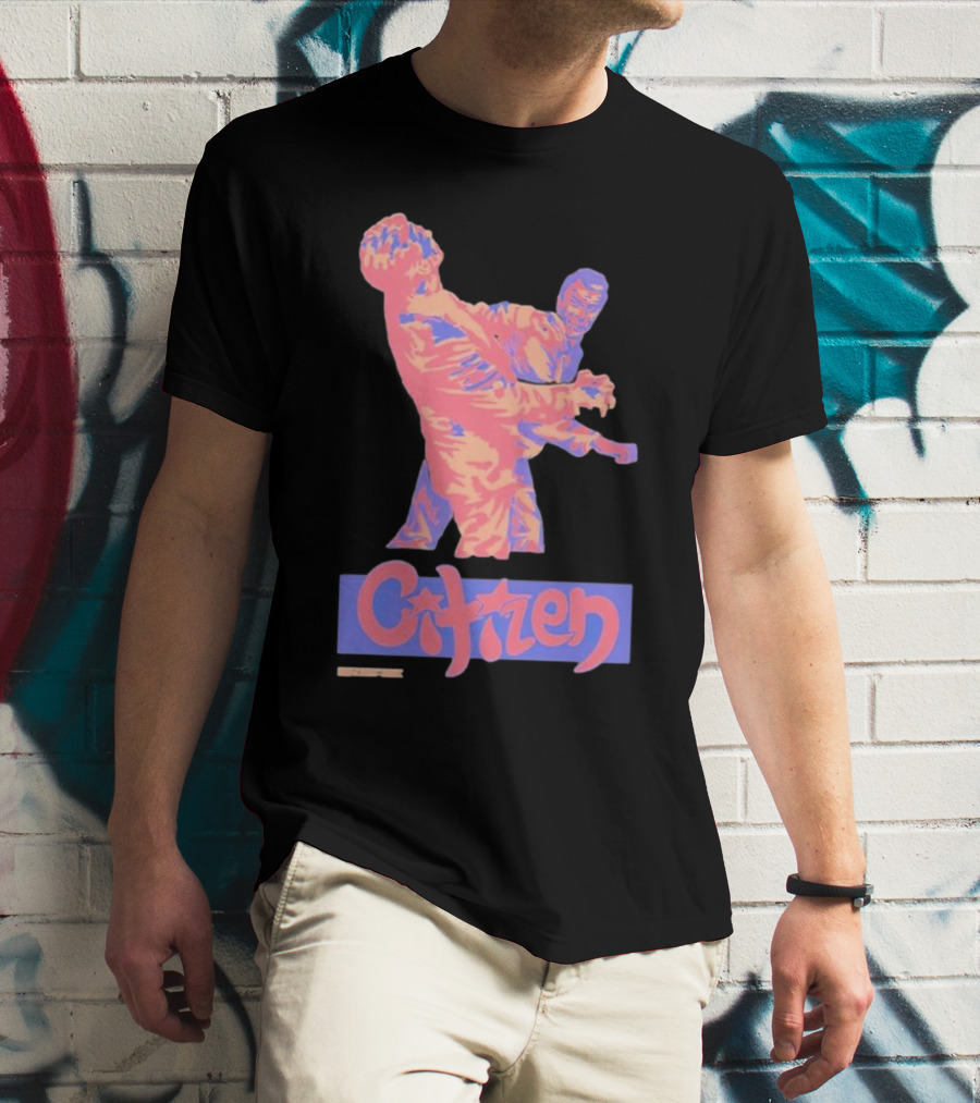 Citizen Fight Beat Retro Martial Arts Duo T-Shirt