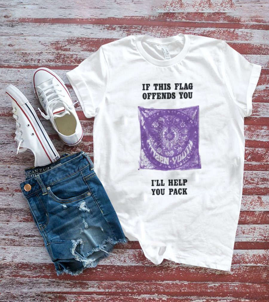 Citizen Youth If This Flag Offends You I'll Help You Pack T-Shirt