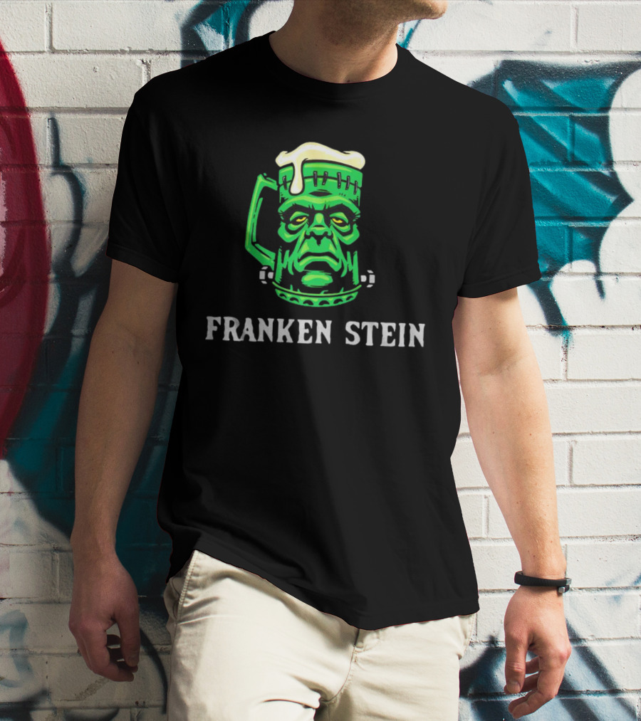 Franken Stein Beer Mug Monsters Halloween T-Shirt