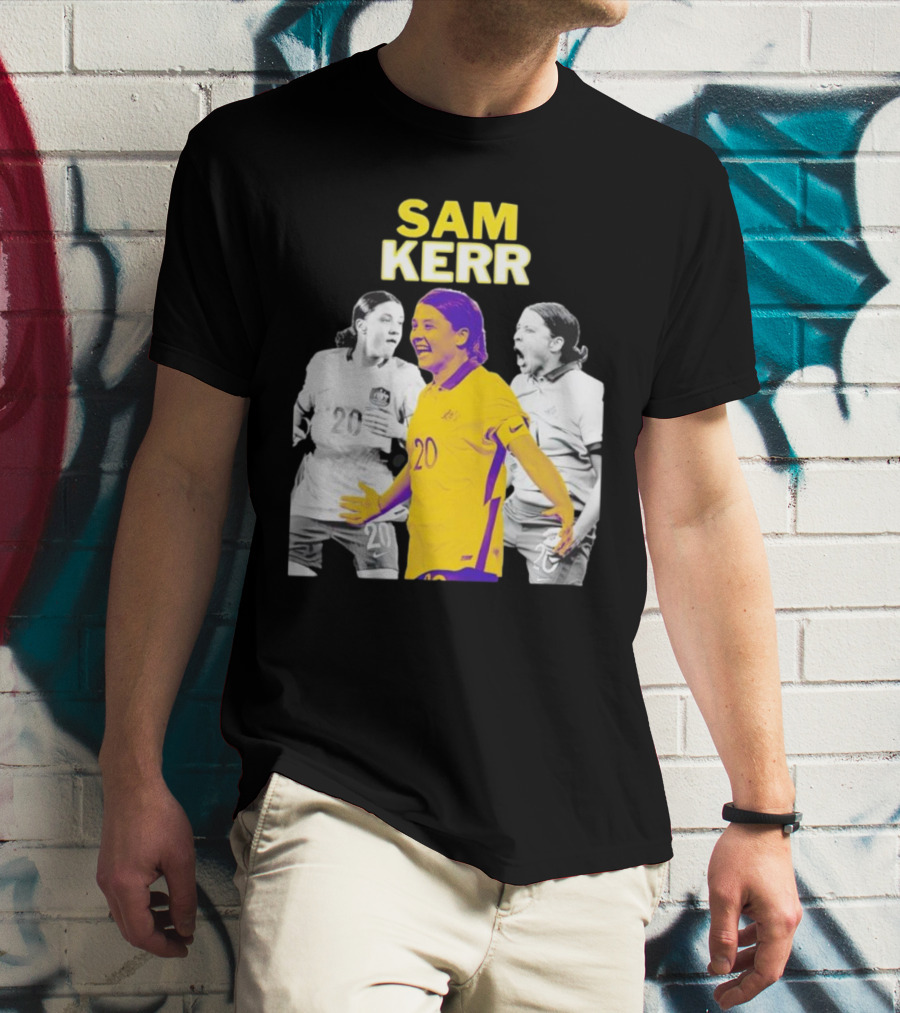 Sam Kerr Matildas Australia Soccer Star T-Shirt