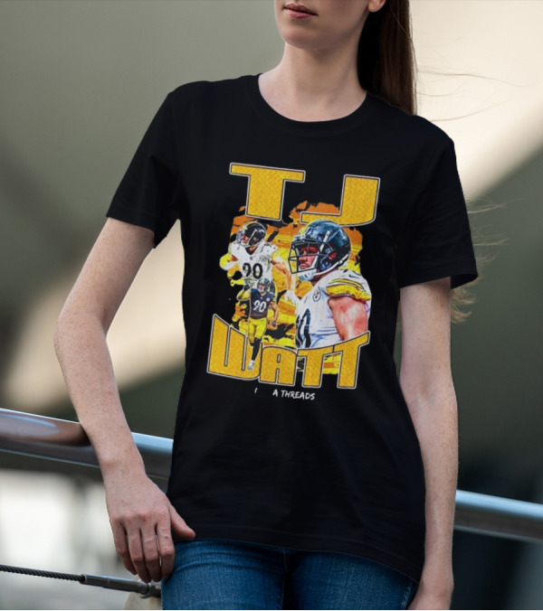 TJ Watt Vintage Bootleg Threads T-Shirt