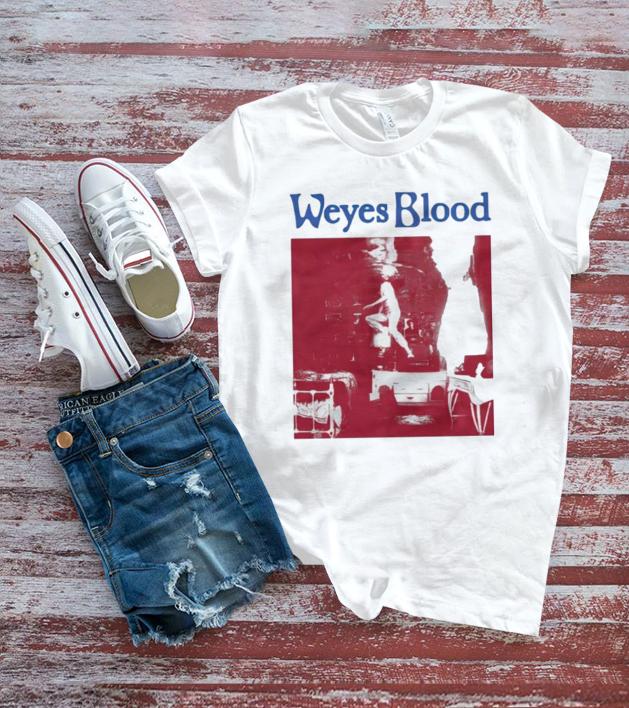 Weyes Blood Titanic Rising Red Silhouette Album T-Shirt
