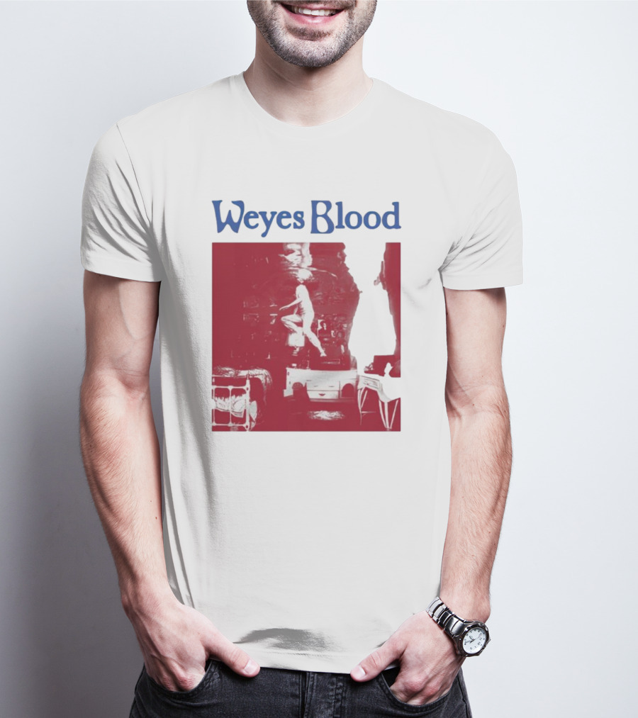 Weyes Blood Titanic Rising Red Silhouette Album T-Shirt