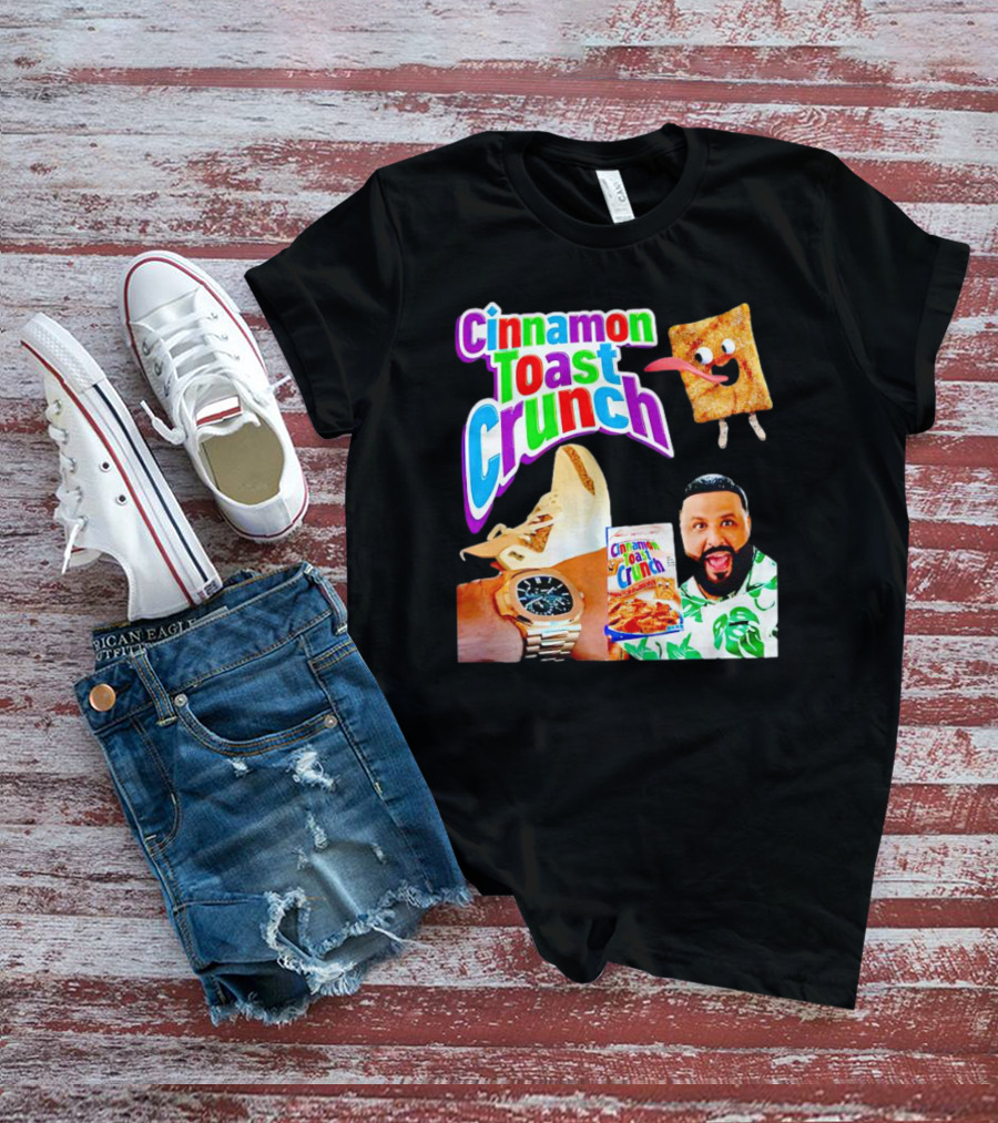 DJ Khaled Cinnamon Toast Crunch Watch Sneakers Box Cartoon Face T-Shirt