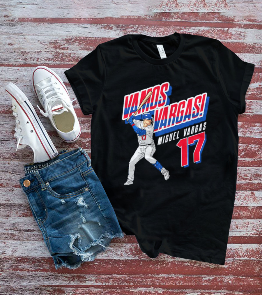 Vamos Vargas Miguel Vargas #17 Baseball Player Iconic T-Shirt