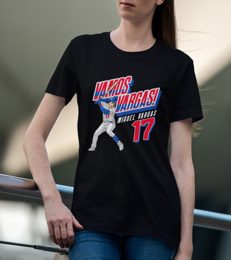 Vamos Vargas Miguel Vargas #17 Baseball Player Iconic T-Shirt