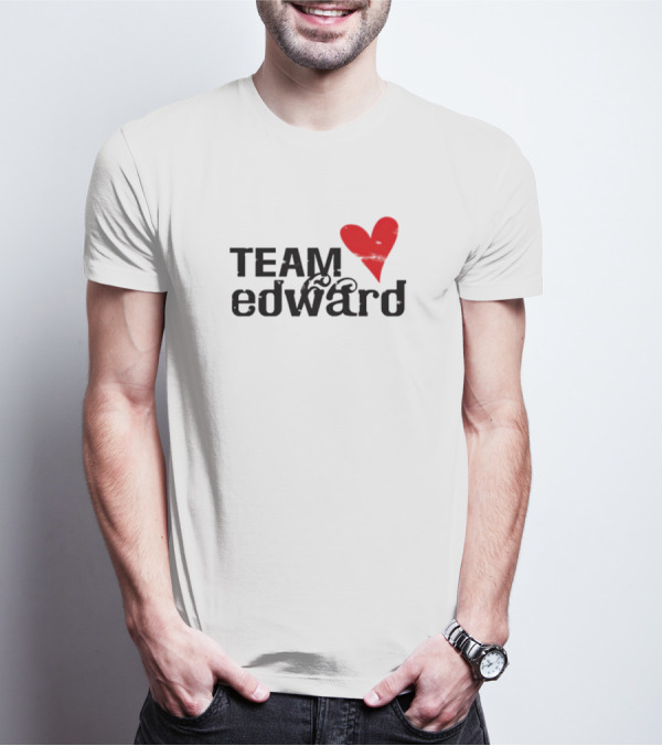 Team Edward Heart Twilight Taylor Lautner T-Shirt