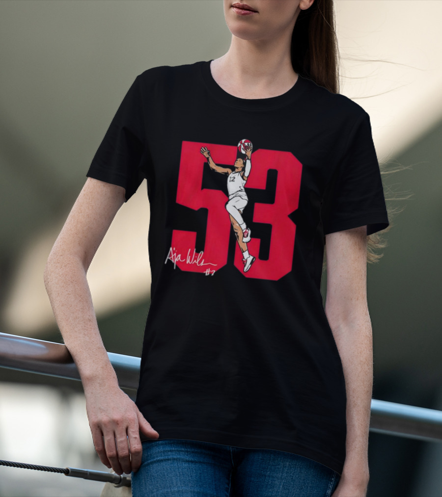 A'ja Wilson 53 Points Signature Dunk T-Shirt