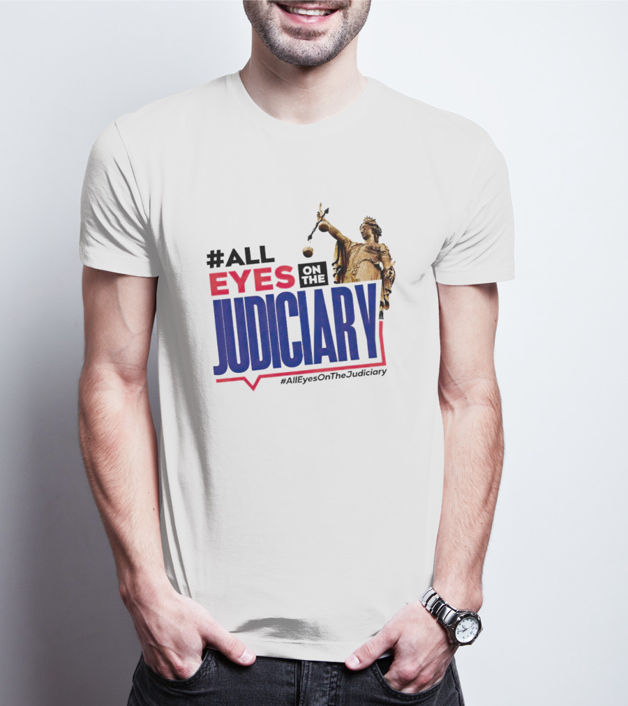 AllEyesOnTheJudiciary Statue Focus T-Shirt