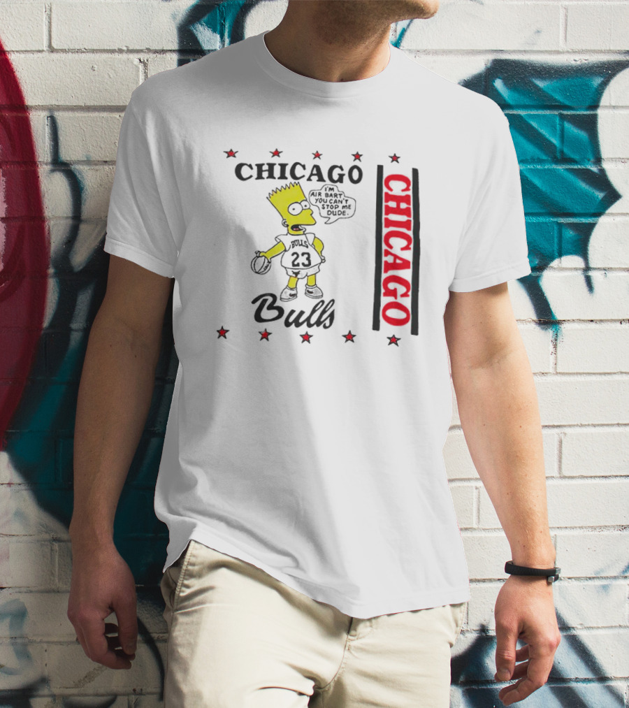 Chicago Bulls Bart Simpson Basketball T-Shirt