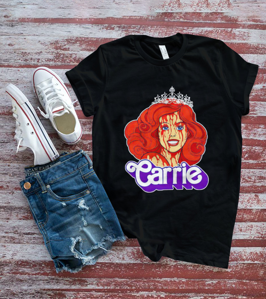 Carrie Blood-soaked Princess Barbie Queen T-Shirt