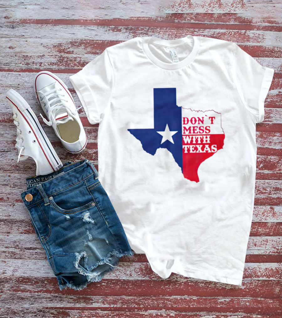 Don’t Mess With Texas Star Map T-Shirt