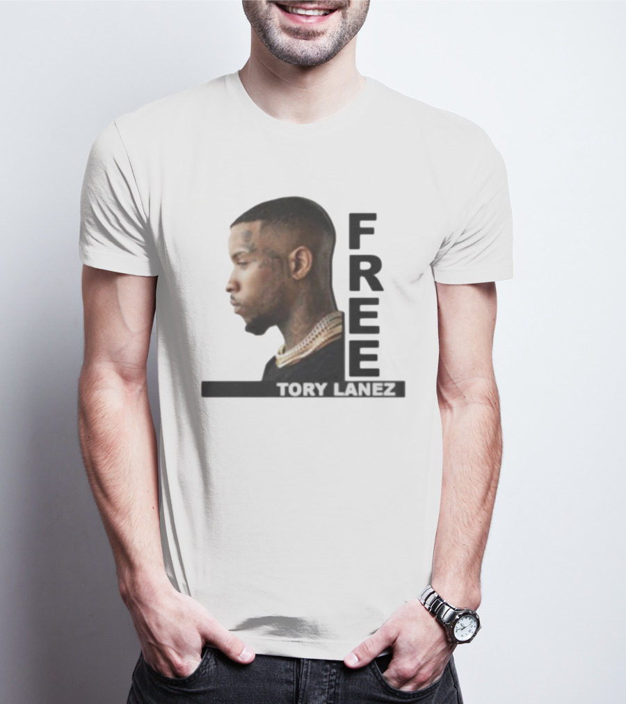 Free Tory Lanez Profile View Text T-Shirt
