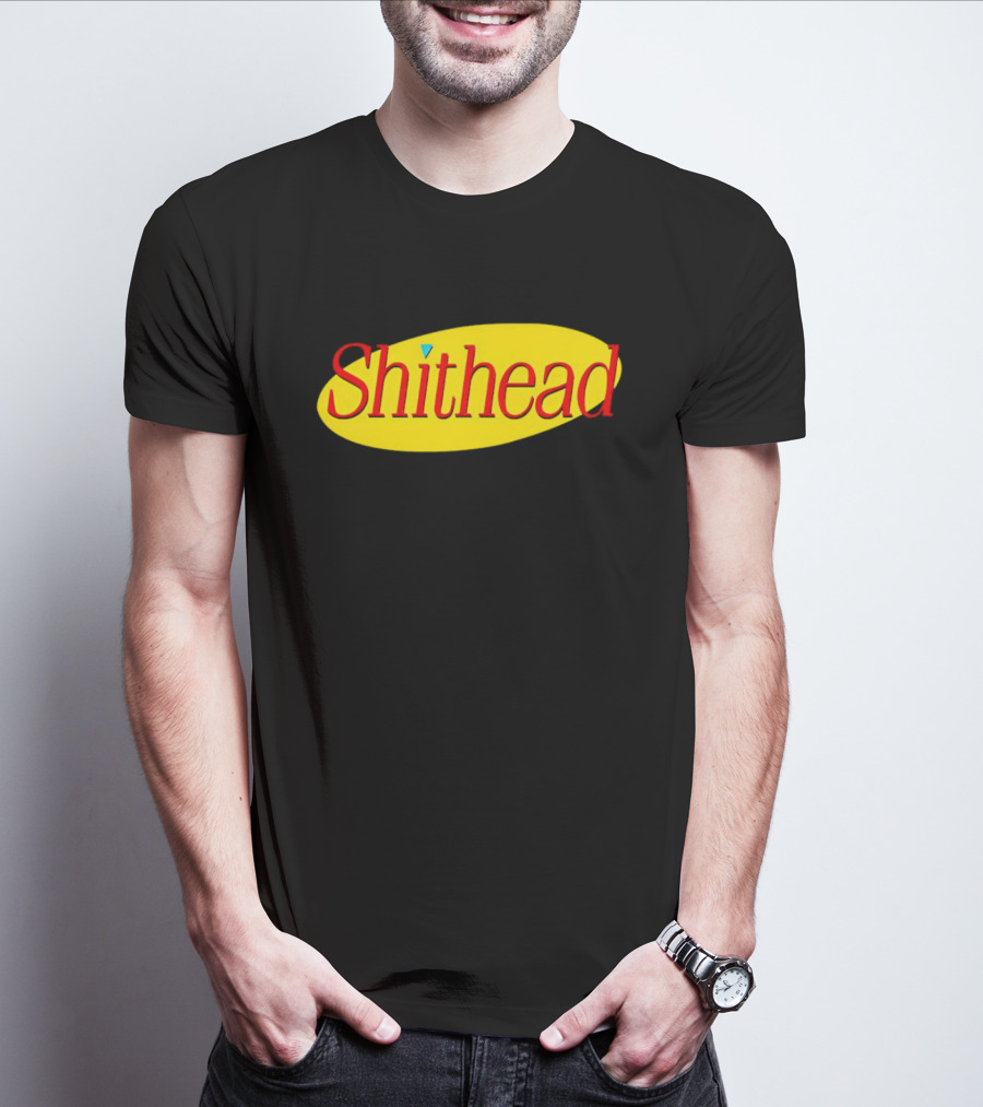 Shitheadsteve Shithead Overlayed On Iconic Yellow T-Shirt