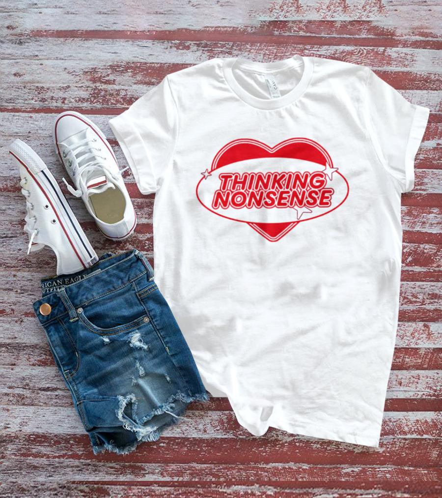 Sabrina Carpenter Thinking Nonsense Heart Star T-Shirt