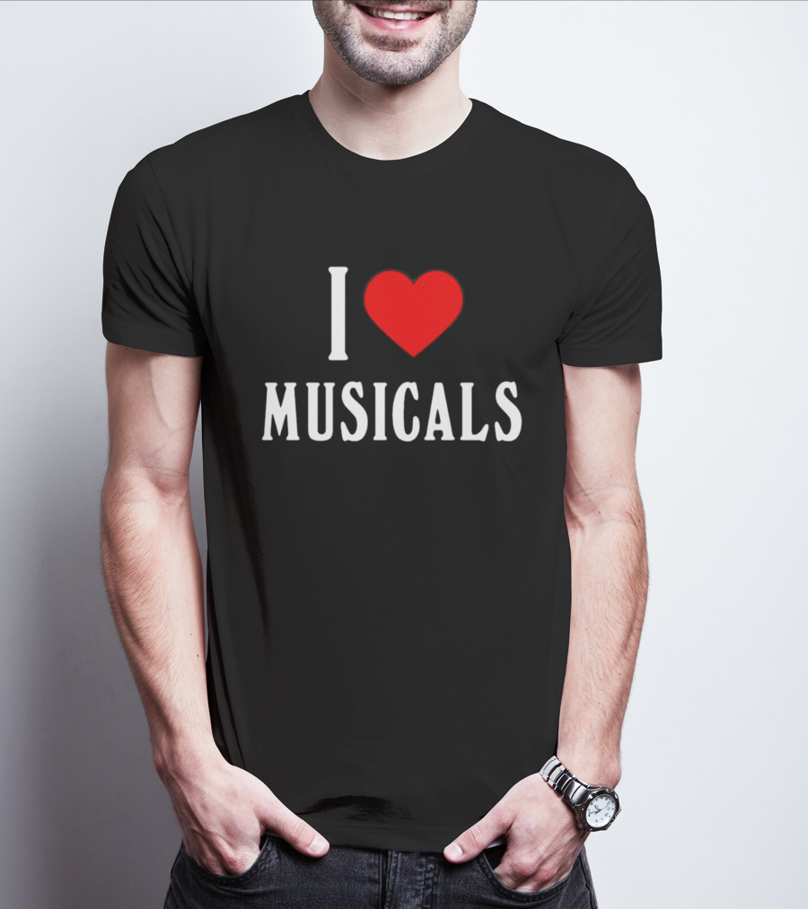 I Heart Musicals Red Love T-Shirt