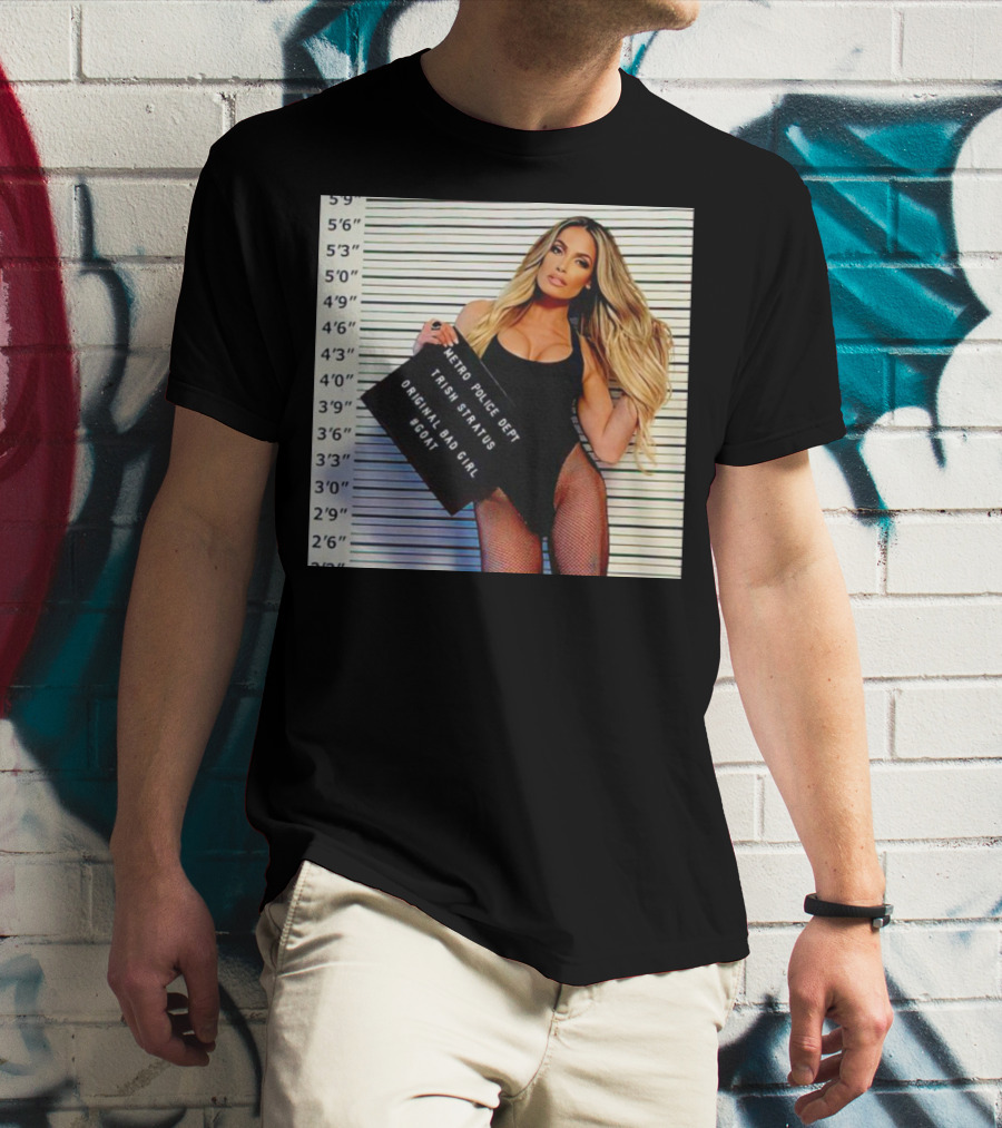 Trish Stratus Metro Police Dept Original Bad Girl GOAT T-Shirt