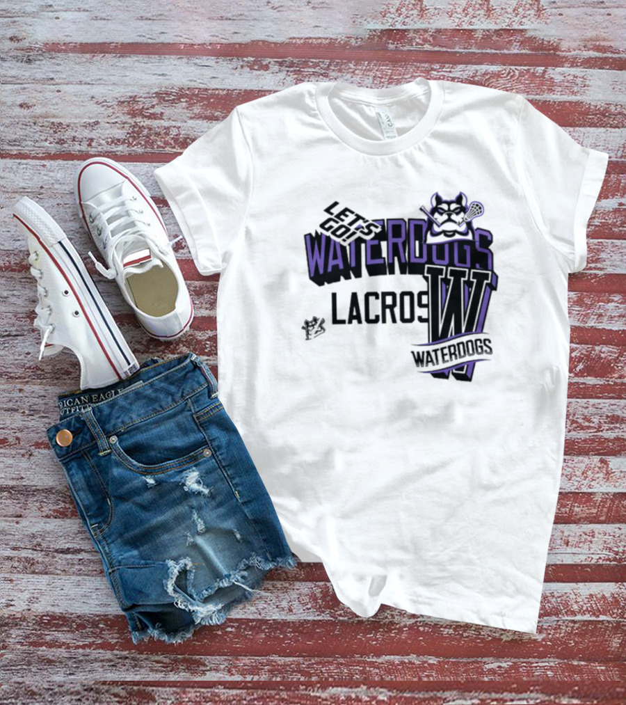 Premier Lacrosse League Waterdogs Let's Go Waterdogs LAX W T-Shirt
