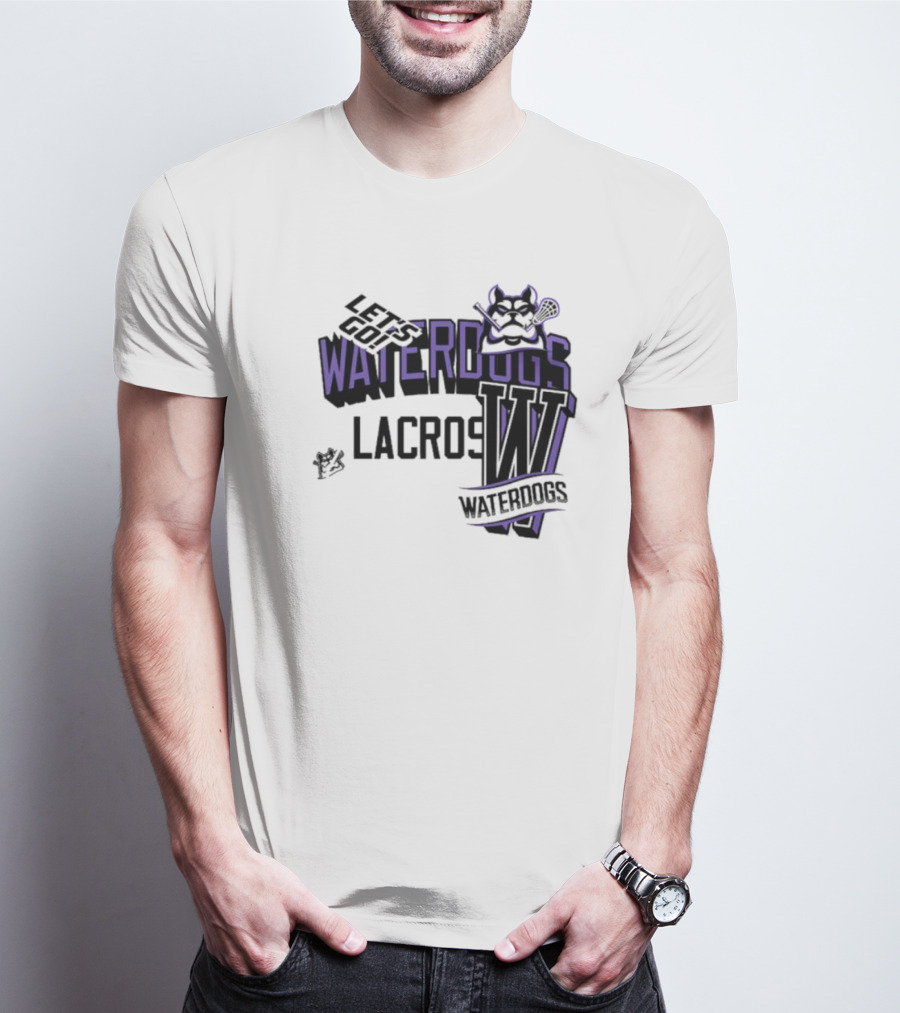 Premier Lacrosse League Waterdogs Let's Go Waterdogs LAX W T-Shirt