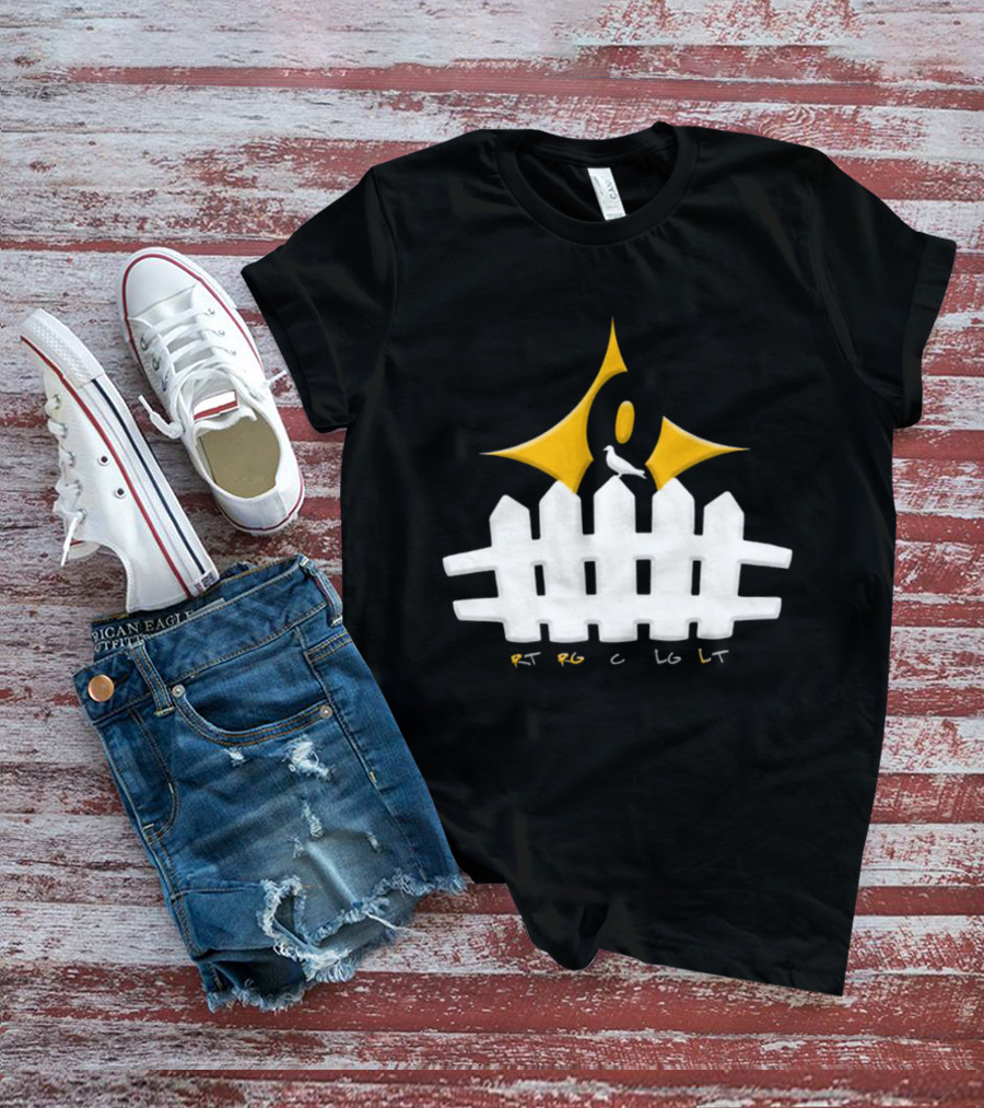 Steelers Kenny Pickett Pickett Fence RT RG C LG LT T-Shirt