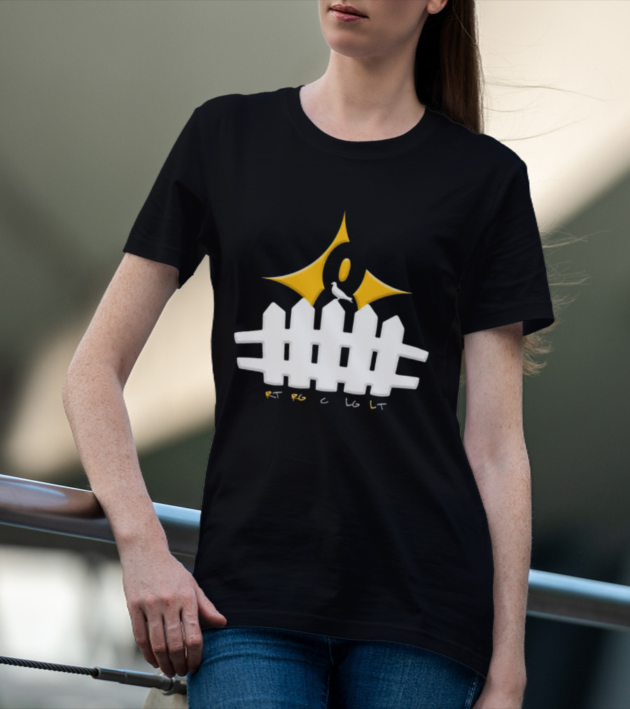 Steelers Kenny Pickett Pickett Fence RT RG C LG LT T-Shirt