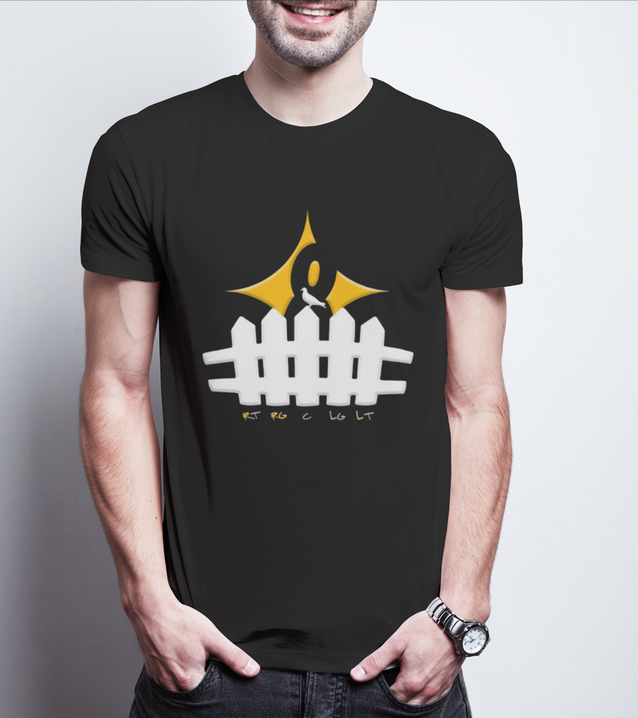 Steelers Kenny Pickett Pickett Fence RT RG C LG LT T-Shirt