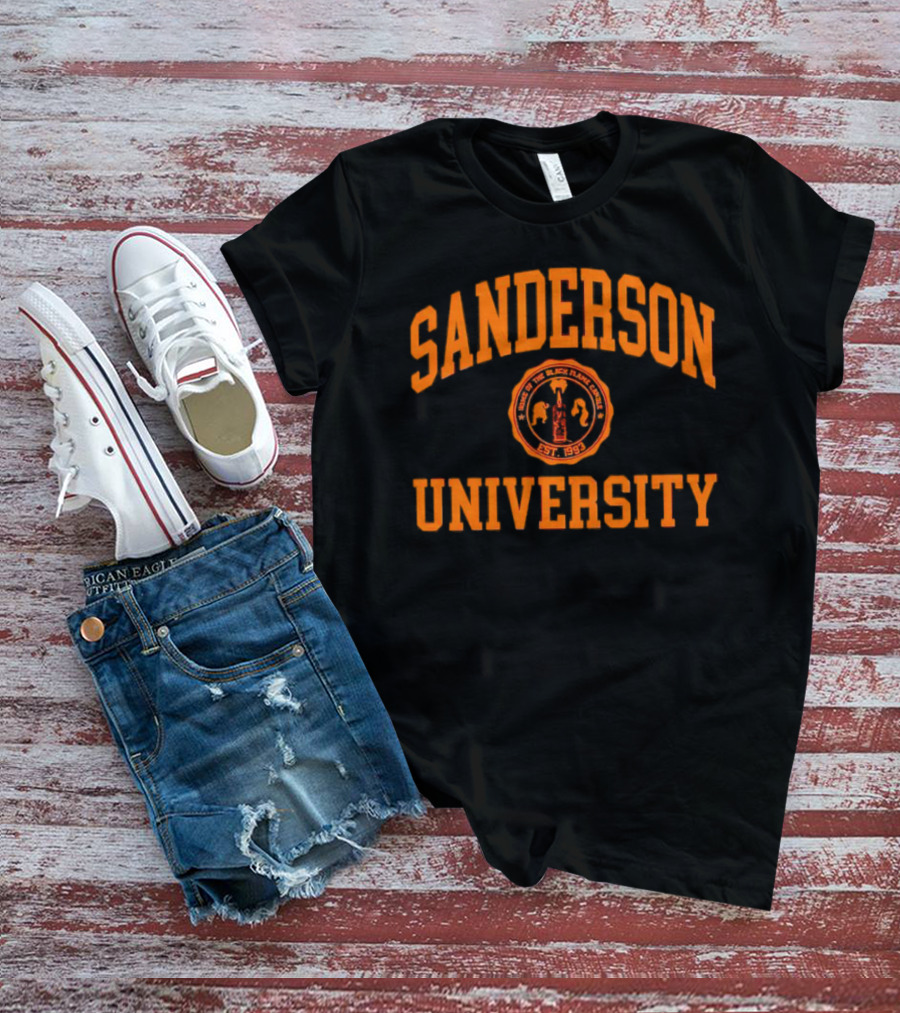 Sanderson University School Of The Black Flame Candle Est. 1693 T-Shirt