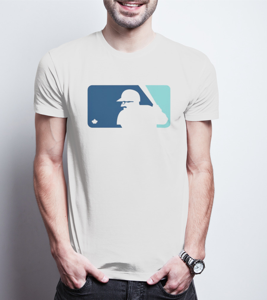Ben Wagner Schneider Stache Baseball Logo With Batter T-Shirt