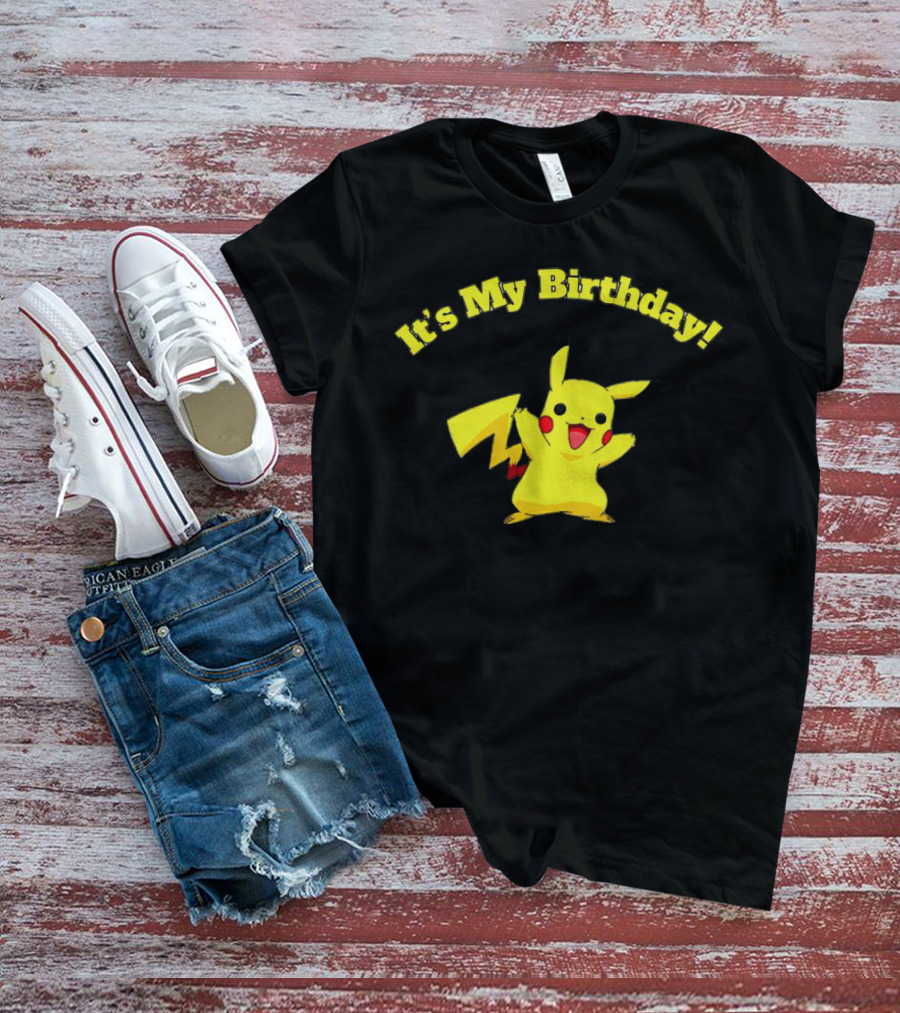 It's My Birthday Pikachu T-Shirt