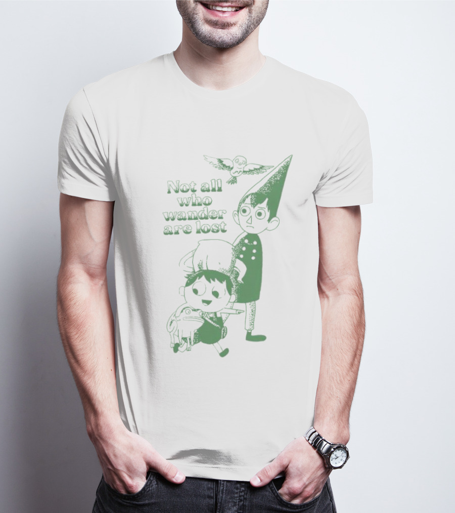 Not All Who Wander Are Lost Over The Garden Wall Characters Frog Bird T-Shirt