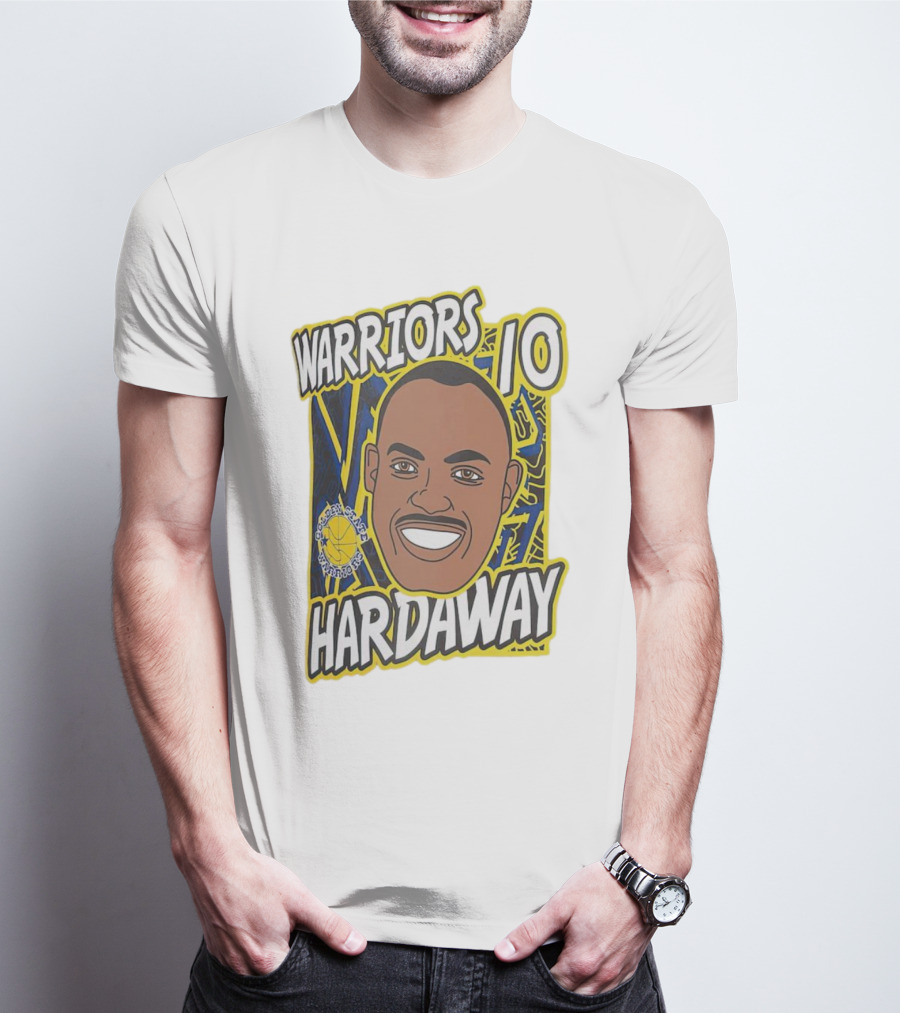 Warriors 10 Hardaway Golden State Cartoon T-Shirt