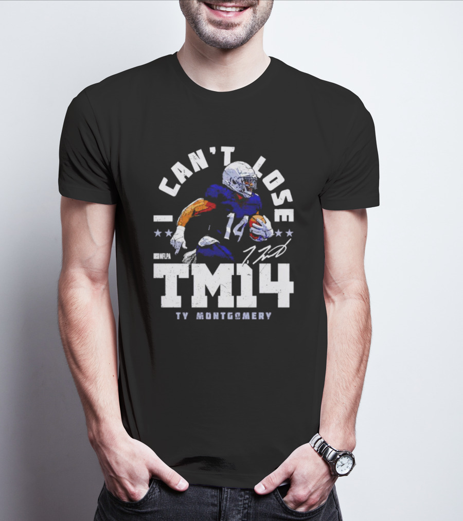 Can't Lose Ty Montgomery TM14 Signature NFLPA T-Shirt