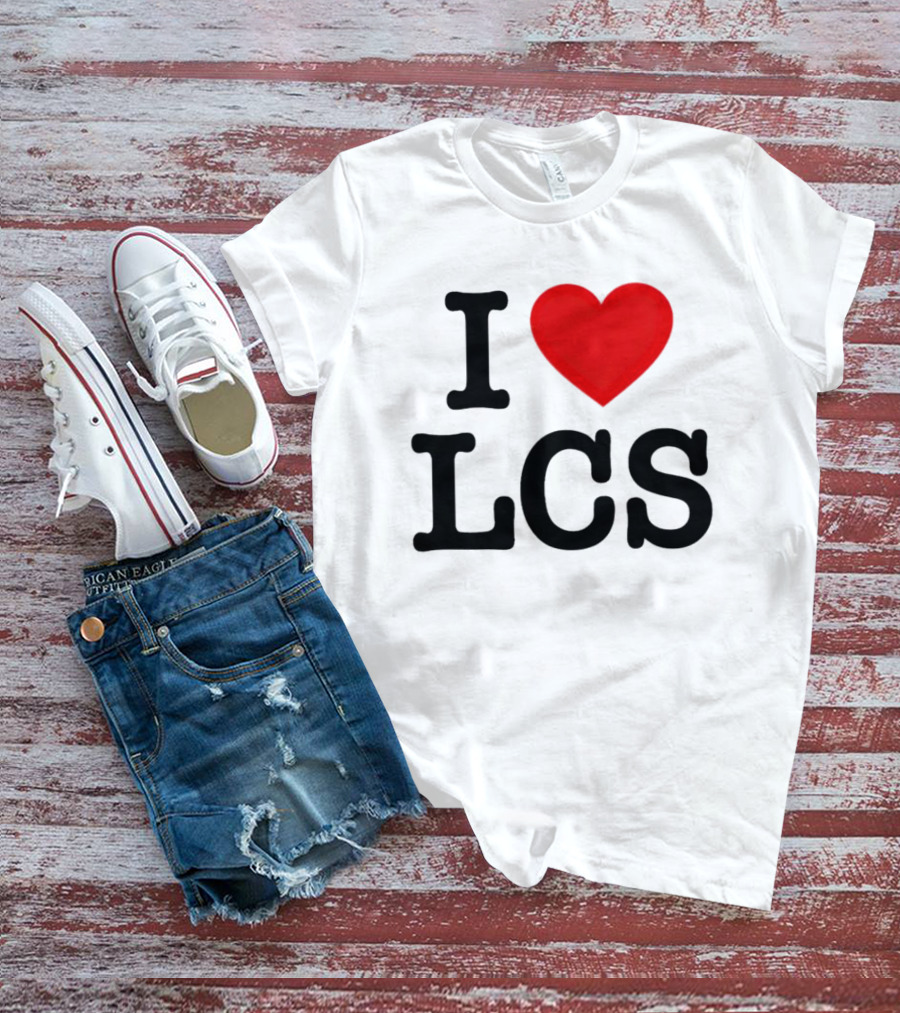 I Heart LCS Red Love Emblem T-Shirt