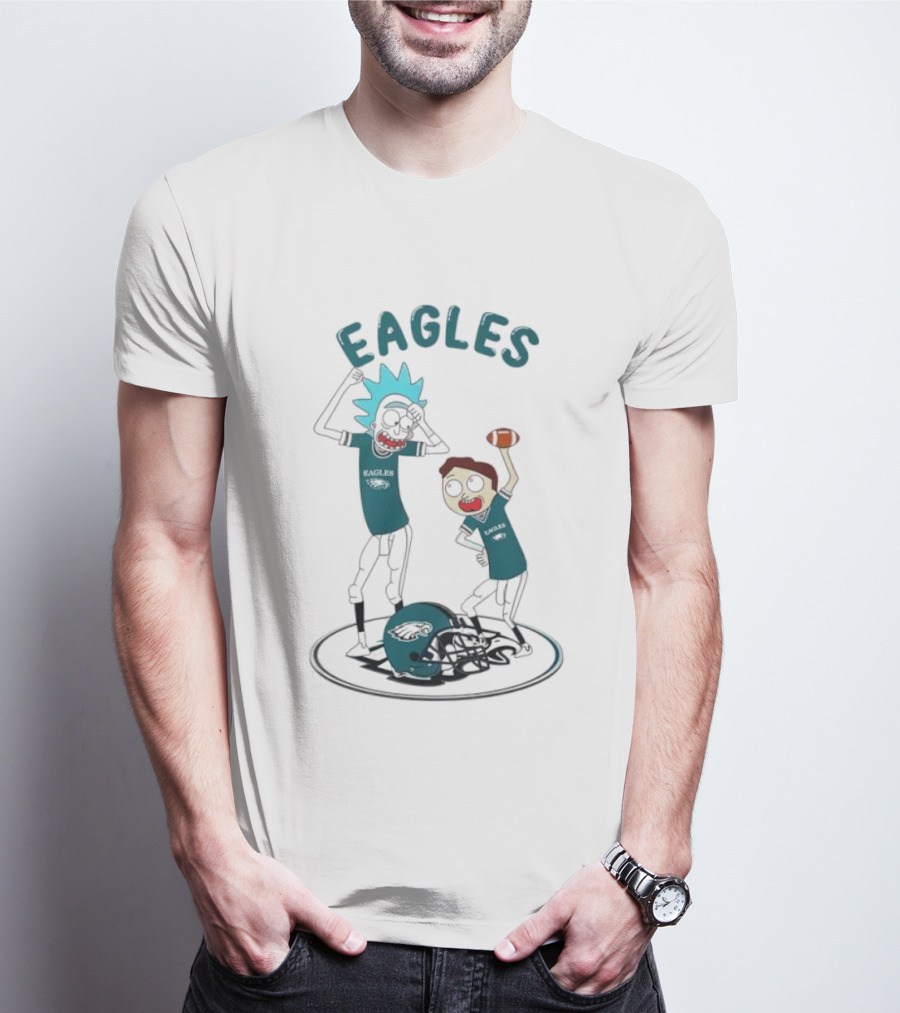 Philadelphia Eagles Rick And Morty Parody Dance T-Shirt